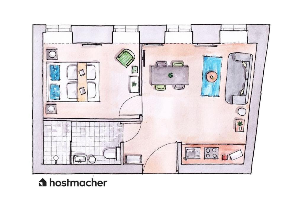 Appartamento Sleek 1Br Flat Near Center By Hm Vienna Esterno foto